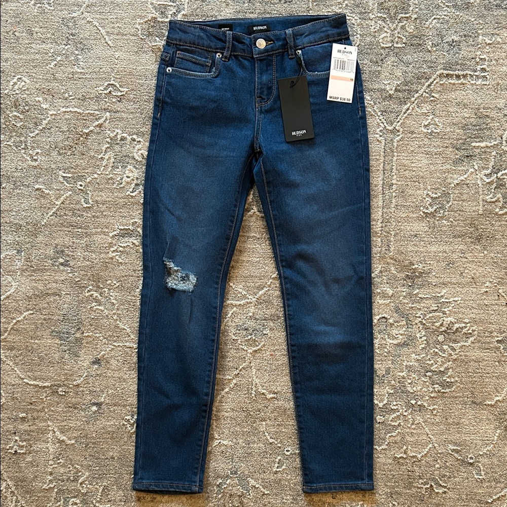 NWT Hudson Kids Dark Indigo Skinny Jean size 10